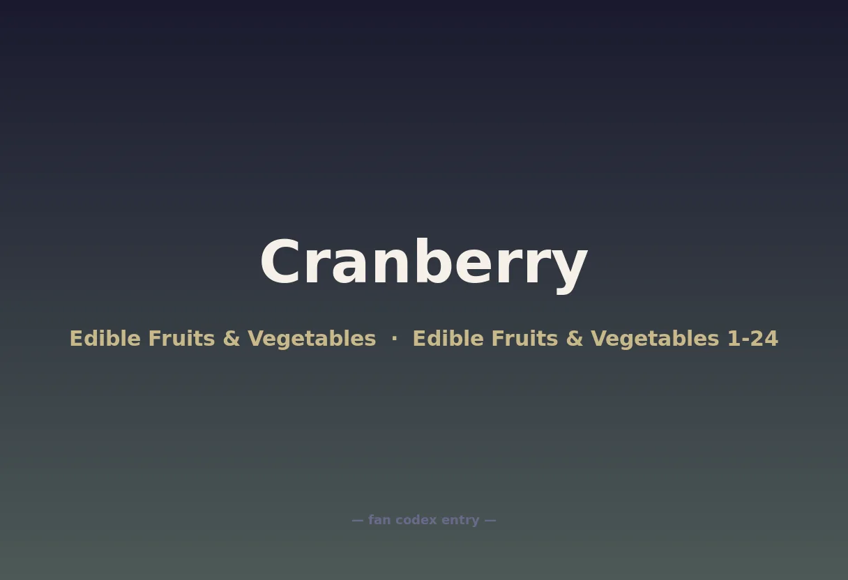 Cranberry
