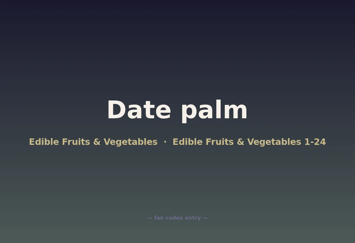 Date palm