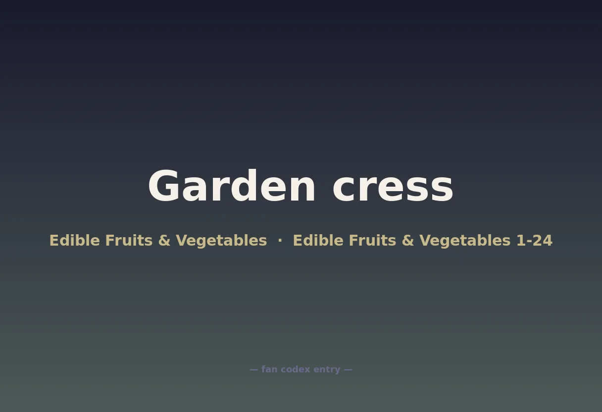 Garden cress