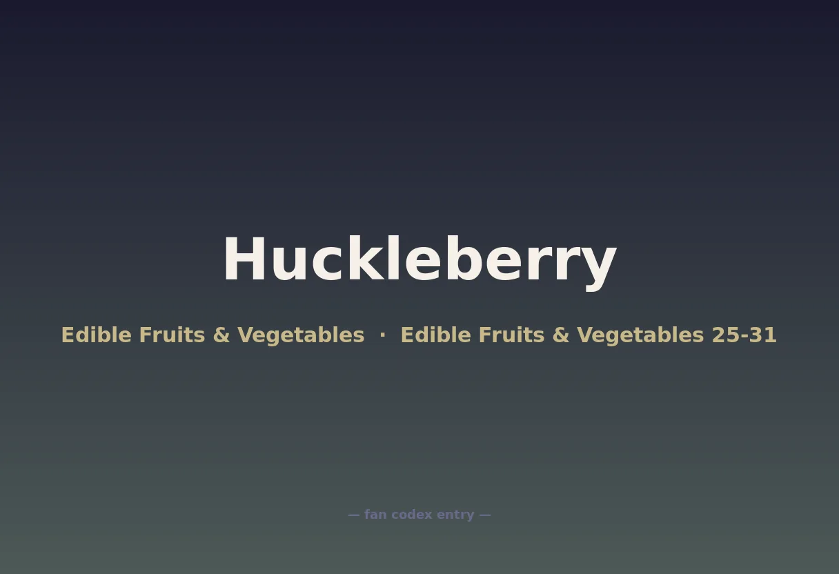 Huckleberry