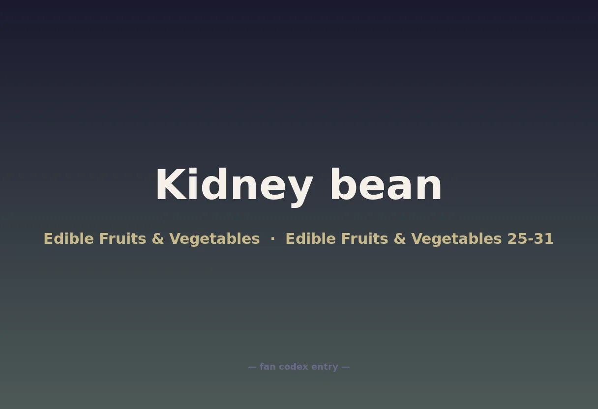 Kidney bean